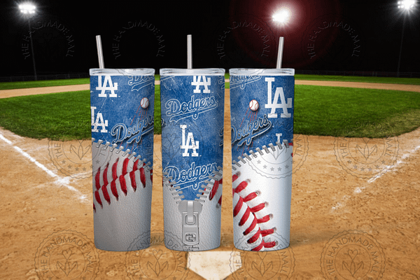 20oz. Skinny Tumbler- Dodgers